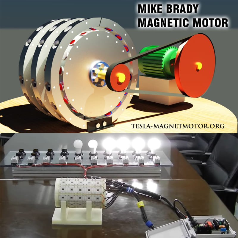 Motor mit Magnet für LED Beleuchtung